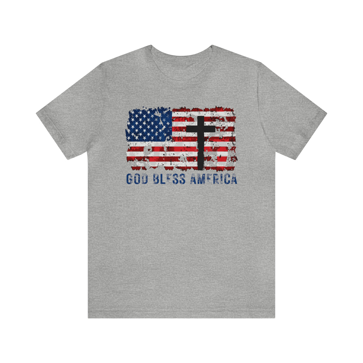 GOD Bless America Cross T-Shirt