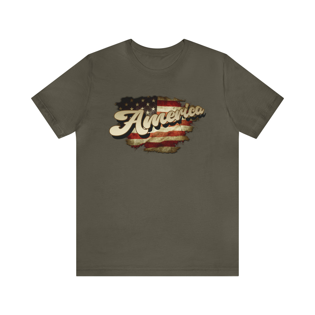 America Burnt Flag T-Shirt