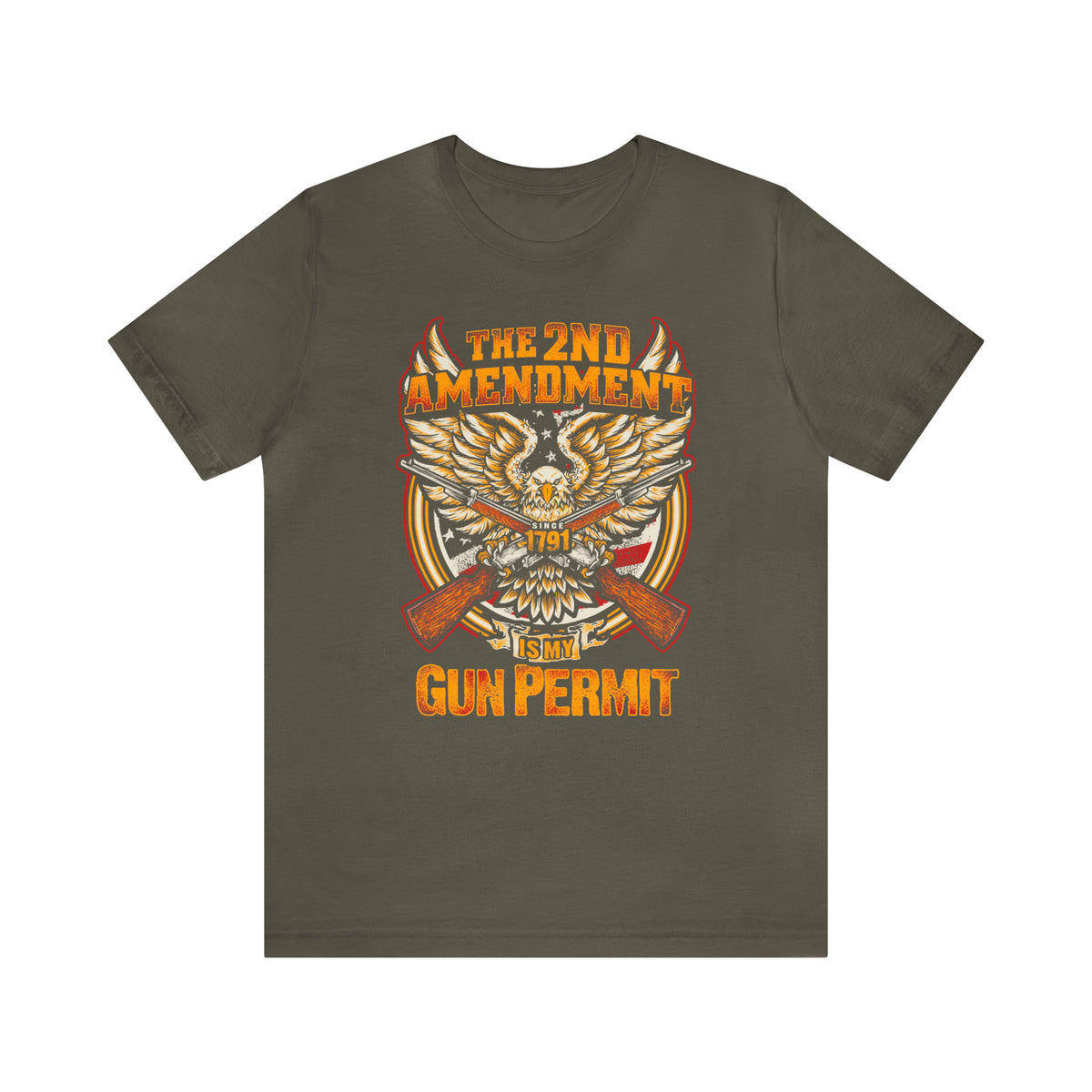The 2nd Amendment Is My Gun Permit T-Shirt